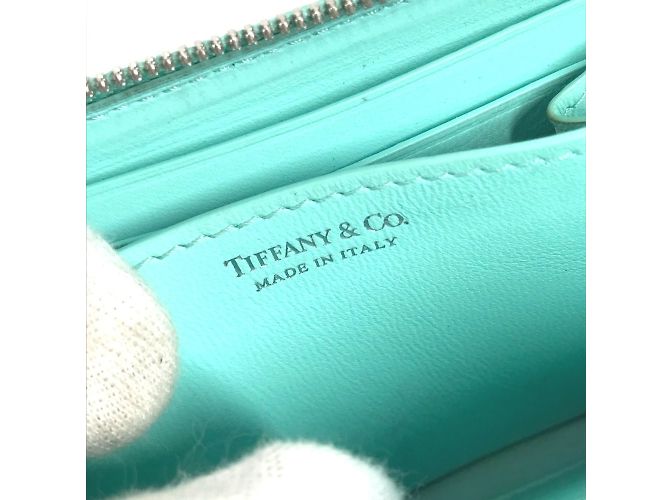 Monedero de cuero azul Tiffany & Co. - vista 12