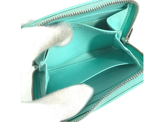 Monedero de cuero azul Tiffany & Co. - vista 13