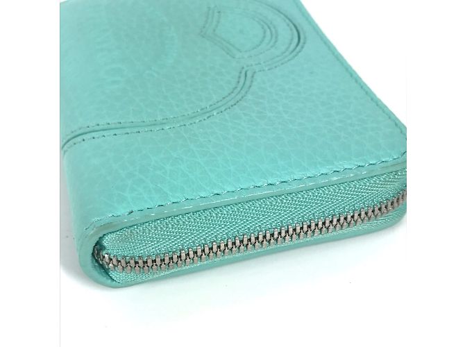 Monedero de cuero azul Tiffany & Co. - vista 2