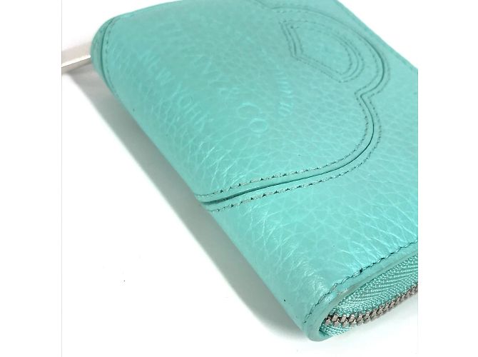 Monedero de cuero azul Tiffany & Co. - vista 3