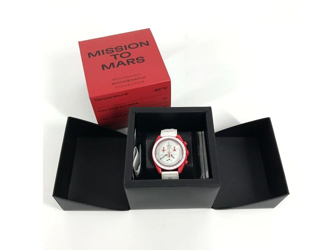 OMEGA Swatch SO33R100 Moon MISSION TO MARS Uhr - Ansicht 10