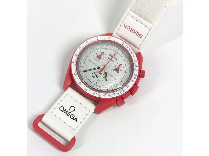 OMEGA Swatch SO33R100 Moon MISSION TO MARS Uhr - Ansicht 4