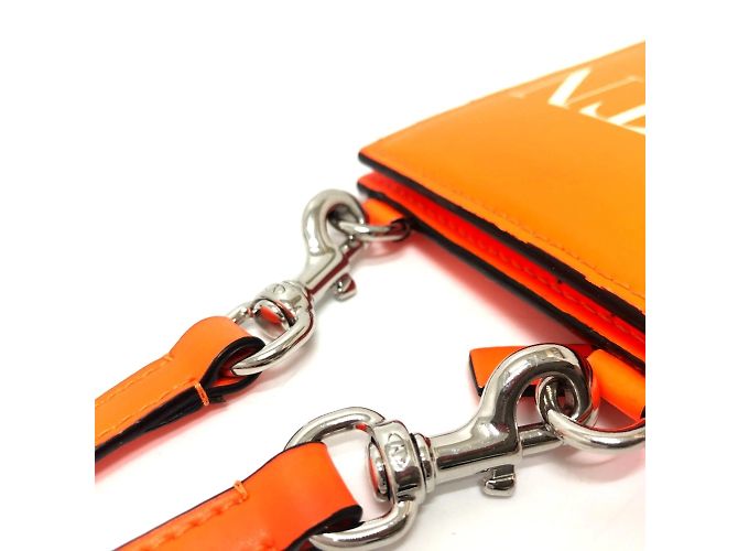 Valentino VLTN Logo Geldbörse im Querformat Orange - Ansicht 13