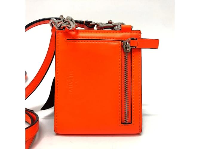 Valentino VLTN Logo Geldbörse im Querformat Orange - Ansicht 2