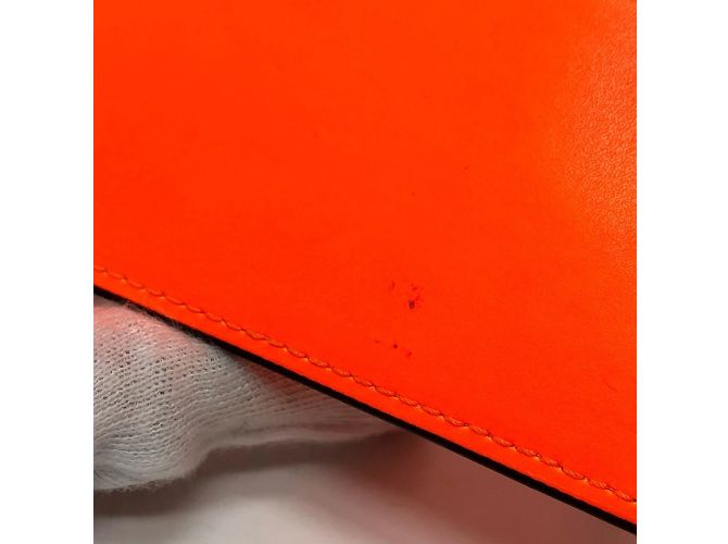 Valentino VLTN Logo Geldbörse im Querformat Orange - Ansicht 8