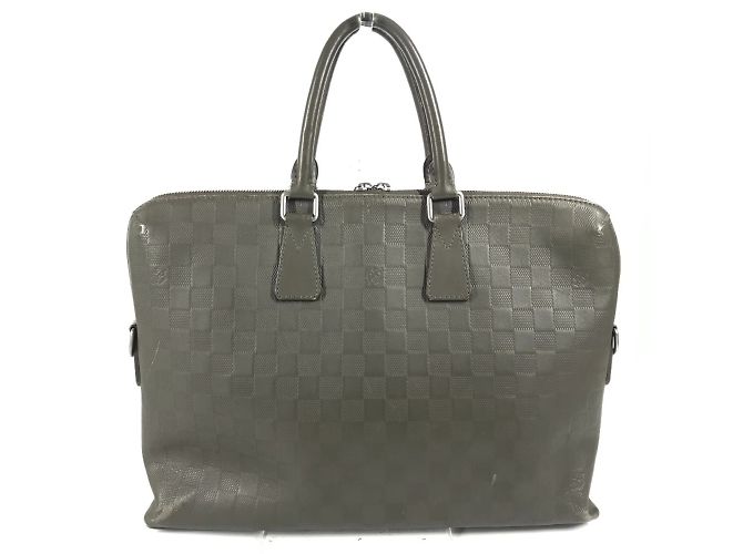 Dokumentenmappe Tag Damier Infini Louis Vuitton Grau - Ansicht 2