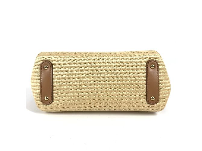 Borsa 2WAY Sofia con logo Gancini di Salvatore Ferragamo Beige - vista 4