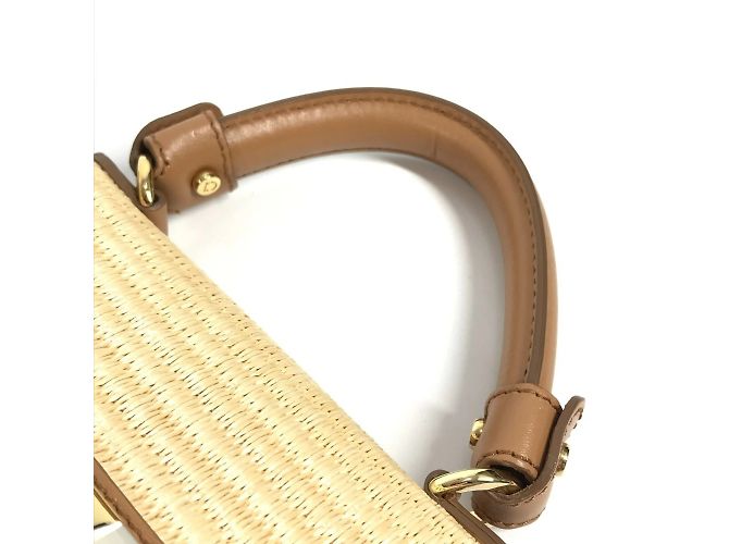 Borsa 2WAY Sofia con logo Gancini di Salvatore Ferragamo Beige - vista 5