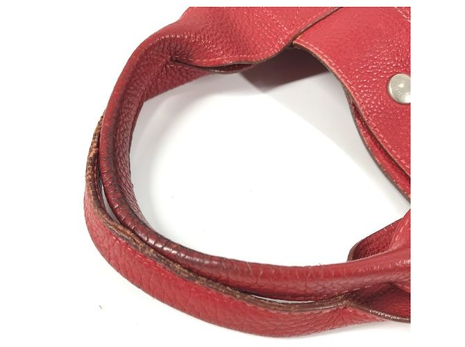 Hermès Borsa Tote MM Fourre Tout Hermes Rosso - vista 10