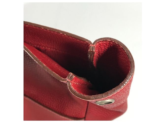 Hermès Borsa Tote MM Fourre Tout Hermes Rosso - vista 14
