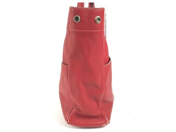 Hermès Borsa Tote MM Fourre Tout Hermes Rosso - vista 4