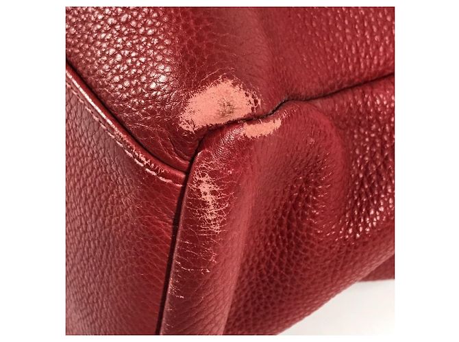 Hermès Borsa Tote MM Fourre Tout Hermes Rosso - vista 7