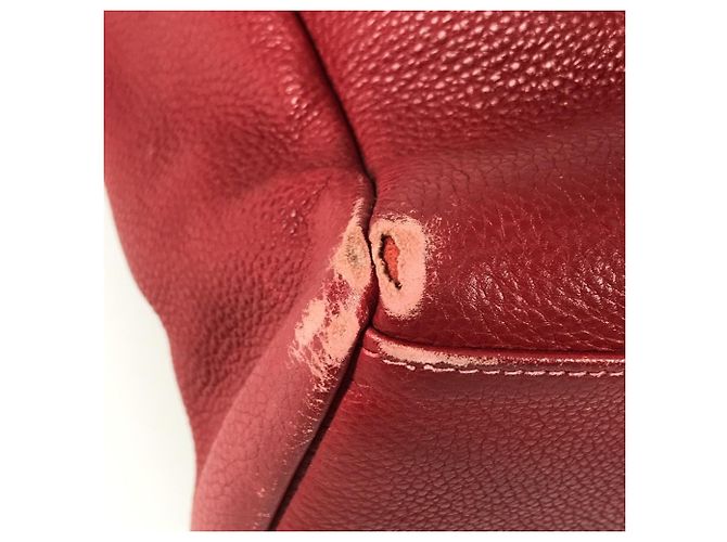 Hermès Borsa Tote MM Fourre Tout Hermes Rosso - vista 8