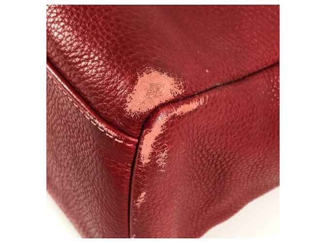 Hermès Borsa Tote MM Fourre Tout Hermes Rosso - vista 9