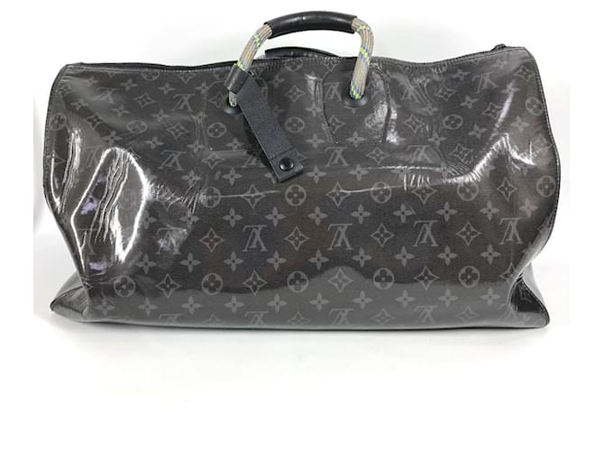 Boston Bag Monogram Eclipse Louis Vuitton Schwarz - Ansicht 3