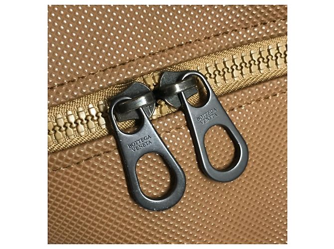 Borsa da viaggio Marco Polo di Bottega Veneta Beige Arancione - vista 17