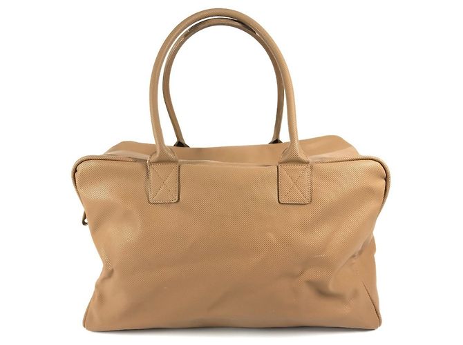 Borsa da viaggio Marco Polo di Bottega Veneta Beige Arancione - vista 2