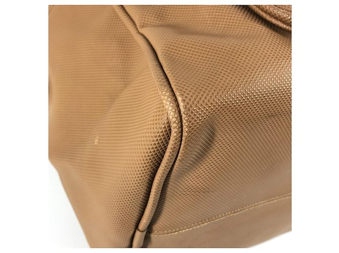 Borsa da viaggio Marco Polo di Bottega Veneta Beige Arancione - vista 6