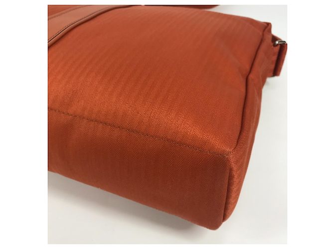 Hermès Borsa a tracolla Hermes Acapulco Basas MM Arancione - vista 13