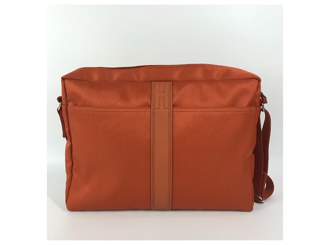 Hermès Borsa a tracolla Hermes Acapulco Basas MM Arancione - vista 2