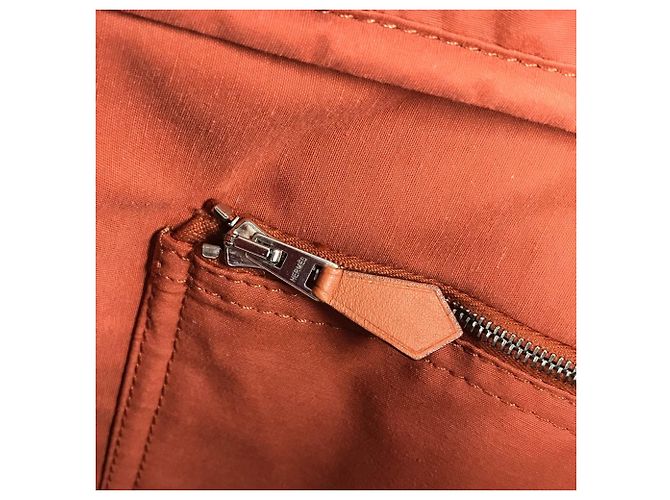 Hermès Borsa a tracolla Hermes Acapulco Basas MM Arancione - vista 5
