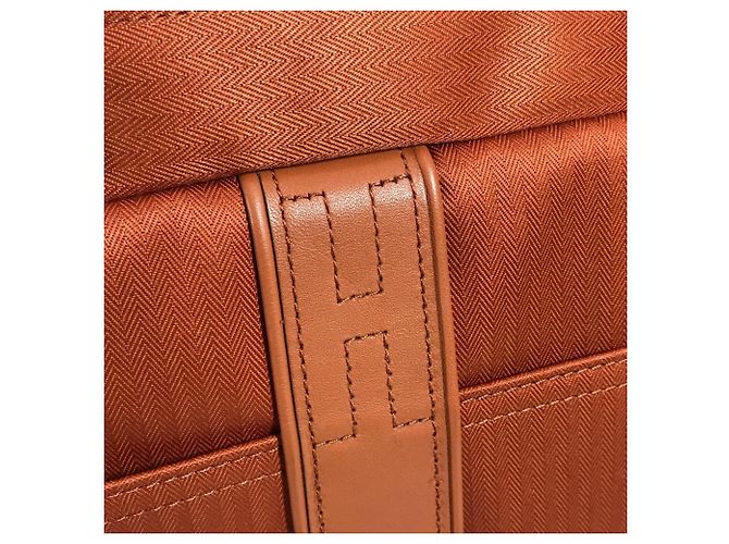 Hermès Borsa a tracolla Hermes Acapulco Basas MM Arancione - vista 8