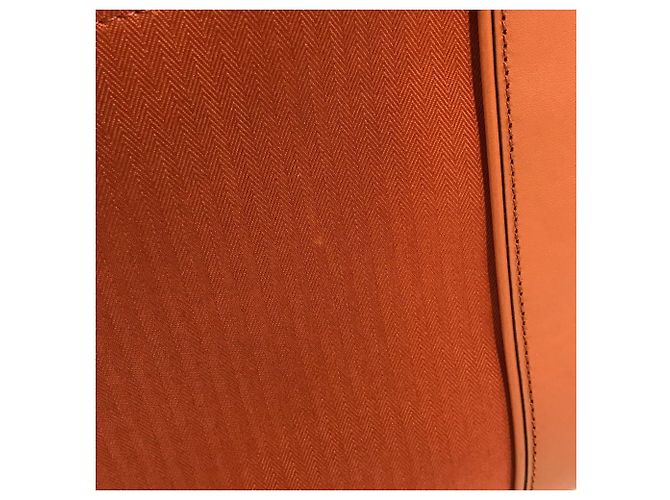 Hermès Borsa a tracolla Hermes Acapulco Basas MM Arancione - vista 9