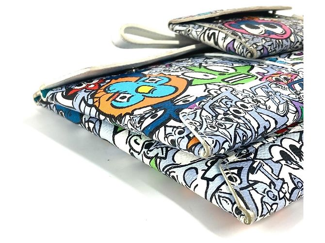 Borsa busta Trio Comic Monogram Louis Vuitton Multicolore - vista 5