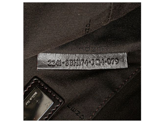 Fendi Braune Zucchino Canvas Tasche - Ansicht 6