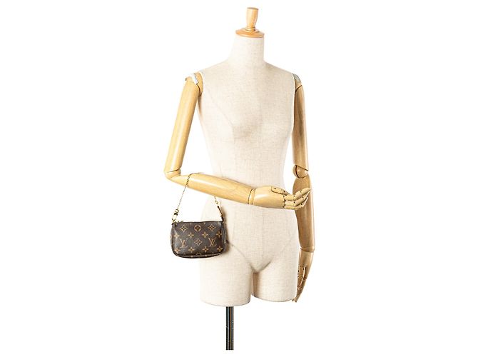 Mini Pochette Accessori Monogramma Marrone Louis Vuitton - vista 11