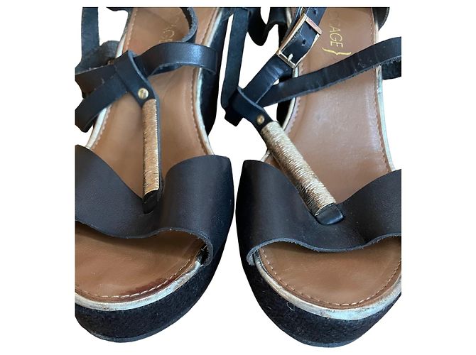 Autre Marque Sandali con tacco Bocage Nero - vista 2