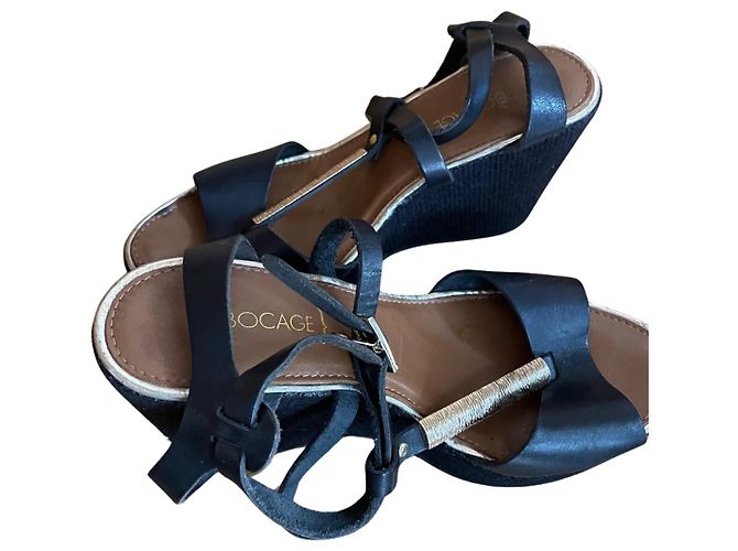 Autre Marque Sandali con tacco Bocage Nero - vista 4