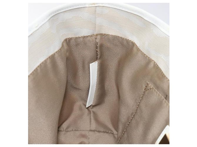 Borsa FENDI in tela bianca e oro Auth bs25843 Bianco D'oro - vista 19