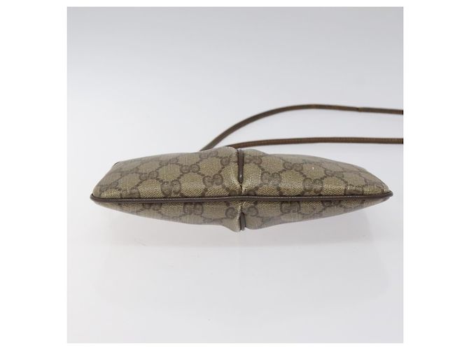 Borsa a spalla GUCCI GG Supreme Web Sherry Line PVC Beige 904 02 047 Auth hk2601 - vista 5