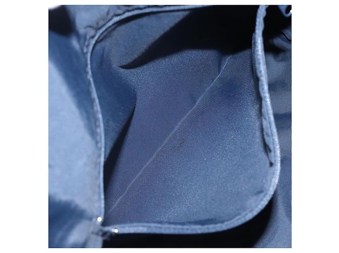 Borsa a mano BURBERRY Blue Label in nylon blu argento autentica hs1718 - vista 19