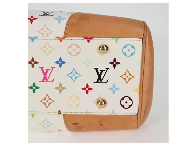 LOUIS VUITTON Handtasche Beverly GM Monogramm Multicolor Weiß M40201 Auth BA2117V - Ansicht 17