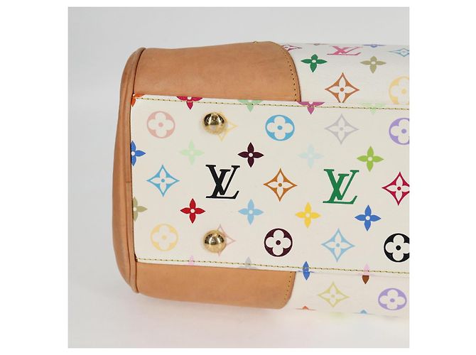 LOUIS VUITTON Handtasche Beverly GM Monogramm Multicolor Weiß M40201 Auth BA2117V - Ansicht 18