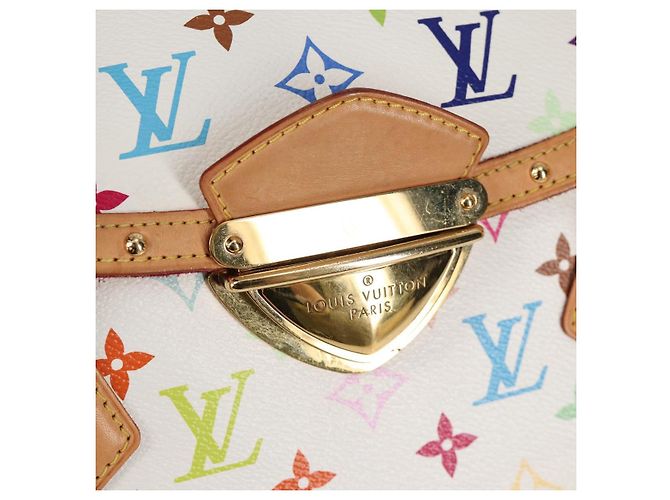 LOUIS VUITTON Handtasche Beverly GM Monogramm Multicolor Weiß M40201 Auth BA2117V - Ansicht 22