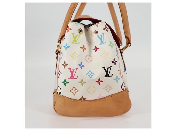 LOUIS VUITTON Handtasche Beverly GM Monogramm Multicolor Weiß M40201 Auth BA2117V - Ansicht 4