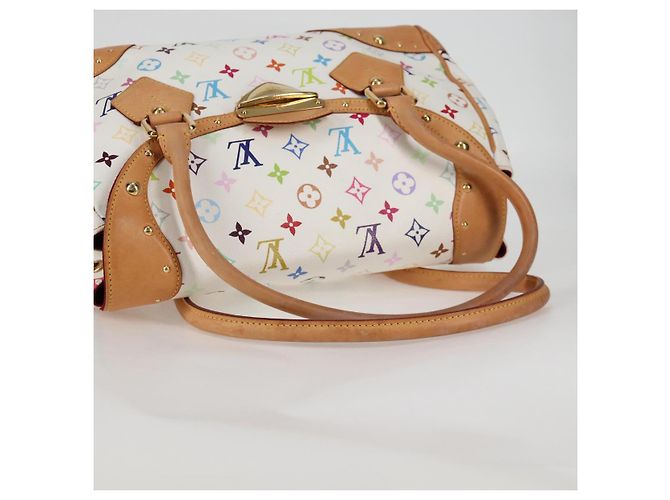 LOUIS VUITTON Handtasche Beverly GM Monogramm Multicolor Weiß M40201 Auth BA2117V - Ansicht 7