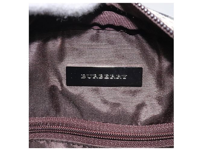 Burberry Nova Check Handtasche aus Canvas Beige Silber Authentisch am8470 - Ansicht 10