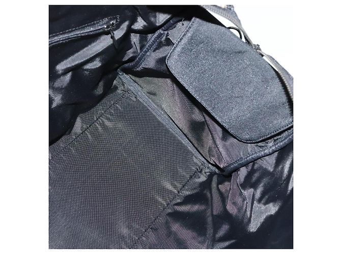 Autre Marque Borsa a mano Burberrys Black label in tela 2way nera Auth ti3104 Nero - vista 17