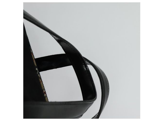 Autre Marque Borsa a mano Burberrys Black label in tela 2way nera Auth ti3104 Nero - vista 8