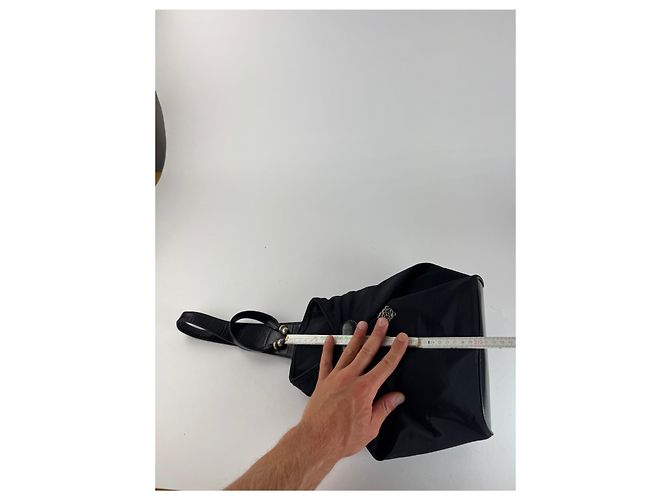 Borsa Anton vintage Loewe Madrid nera grigia Nero - vista 11