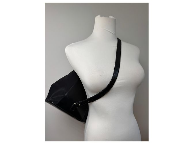 Borsa Anton vintage Loewe Madrid nera grigia Nero - vista 3