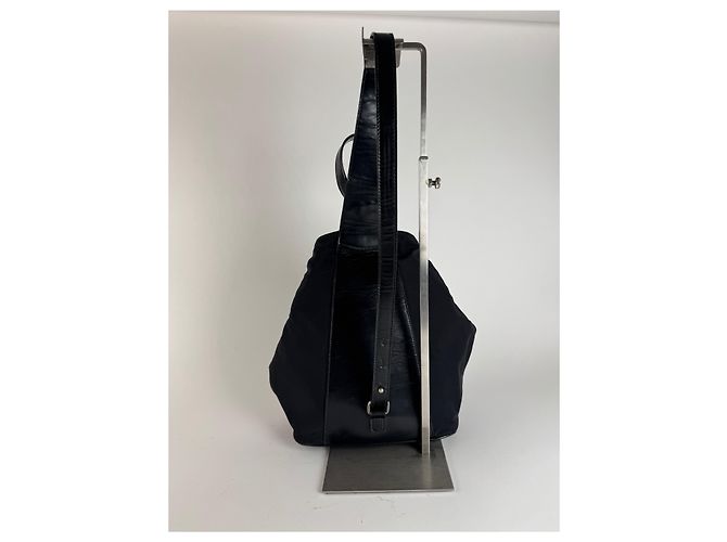 Borsa Anton vintage Loewe Madrid nera grigia Nero - vista 9
