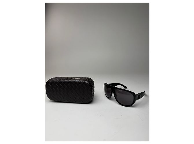 Occhiali da sole vintage Bottega Veneta neri Nero - vista 2