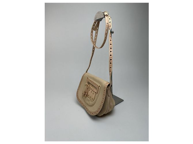 Chloé Vintage Chloe Leder Tasche beige - Ansicht 5