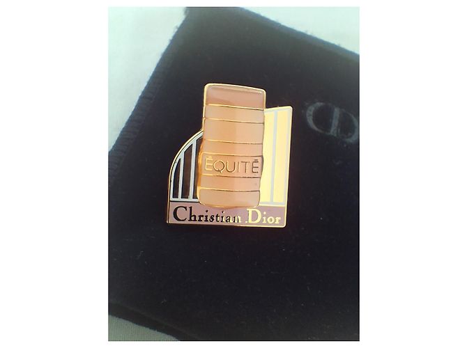 Christian Dior Con sacchetto in suede nero per CD Rosa Bianco Beige D'oro Crema Pesca Carne Gold hardware - vista 3