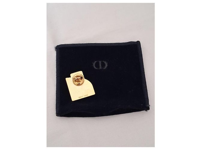 Christian Dior Con sacchetto in suede nero per CD Rosa Bianco Beige D'oro Crema Pesca Carne Gold hardware - vista 5